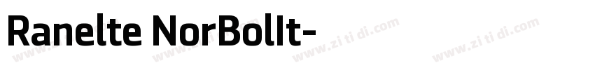 Ranelte NorBolIt字体转换 Ranelte NorBolIt字体转换